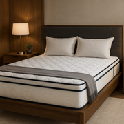 مرتبة أسيل بريميوم زنبركية جيبية - متوسطة الصلابة | ٤ مناطق دعم | ضمان ٣ سنوات