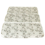 Tri Fold Portable Mattress Foldable Foam Sleeping Mat with Lightweight & Space-Saving Design for Home, Camping & Guests Floral Pattern